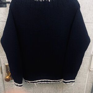 Wool Boat-Neck Sweater